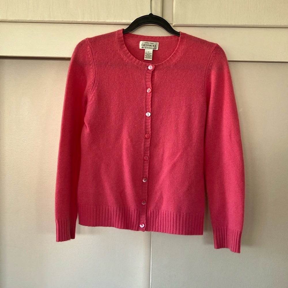 100% cashmere cardigan